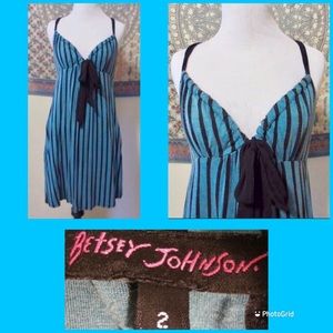 Betsey Johnson Striped Tunic Dress Nautical